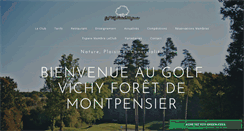 Desktop Screenshot of golf-vichy-montpensier.com