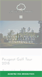 Mobile Screenshot of golf-vichy-montpensier.com